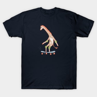 Skater Giraffe T-Shirt